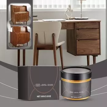 Воск для ухода за деревом, Царапины, Улучшение, Универсальный набор для домашнего ухода за композитной древесиной, Предотвращающий растрескивание One Size