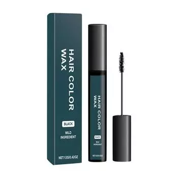 Воск для ухода за волосами, долговечный и питательный, черный блеск, легко смывается, не образуя комков One Size