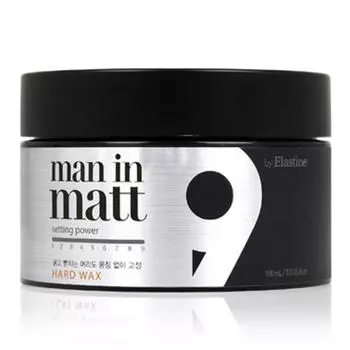 Воск для укладки волос Elastine Men in Matt Hard, 80 г, 1 шт.