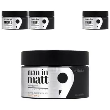 Воск для укладки волос Elastine Men in Matt Hard, 80 г, 4 шт.