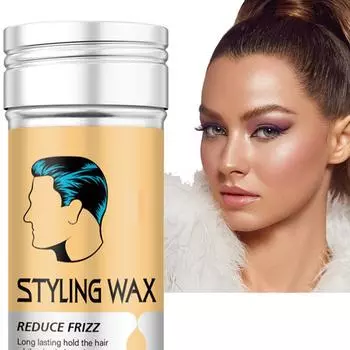 Воск для укладки волос Styling Wax Stick, твердый воск для укладки волос, натуральное масло для мужчин, 75 г One Size