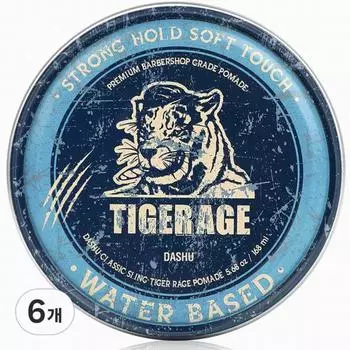 Воск для волос Dashu Classic Tiger Lazy Pomade на водной основе, 168мл, 6 шт., Лучшие мужские товары для волос из Кореи
