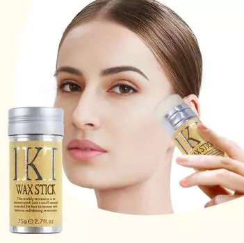 Воск для волос Гель-крем Для укладки вьющихся волос Фиксированные пушистые косички без спирта Плетение волос Помада для укладки волос Para El Cabello Парик Воск-карандаш 3pcs жёлтый