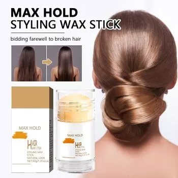 Воск для волос, крем для укладки волос, против вьющихся волос, для отделки маленьких сломанных волос, универсальный воск для взрослых и детей белый