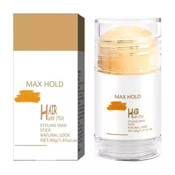 Воск для волос, крем для укладки волос, против вьющихся волос, для отделки маленьких сломанных волос, универсальный воск для взрослых и детей One Size белый