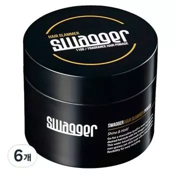 Воск для волос Swagger Hair Slammer Pomade, 110г, 6 штук, лучшие мужские средства для волос из Кореи