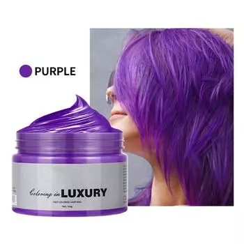 Воск для волос, временный воск для волос, натуральная окраска для волос, для мужчин, женщин, вечеринок, косплея, 120 г One Size фиолетовый