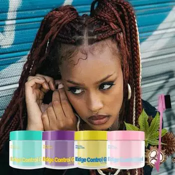 Воск для завивки дредов, освежающий, пышный, легкий, плоский, легко поддающийся укладке, трехмерный, для укладки волос для детей, 100 г One Size розовый