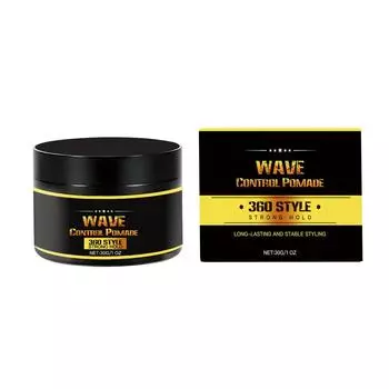 Воск для завивки дредов, освежающий, пышный, легкий, плоский, легко поддающийся формированию, трехмерная укладка волос для детей, материал безопасен и чист, 30 г One Size жёлтый