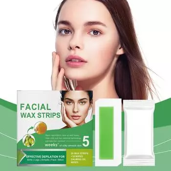 Восковая бумага для удаления волос на лице мягкая, чистая и не оставляет пятен. Это съемная бумага для удаления волос на губах, которая портативна для ежедневного использования, 1 мл One Size