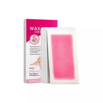 Восковая бумага для удаления волос на подмышках, ногах, теле и крема для удаления волос 1 коробка One Size розовый