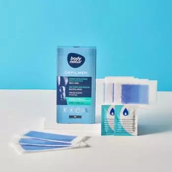 Восковая полоска Body Nature для тела мужчины