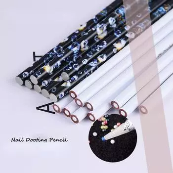 Восковая ручка для страз, профессиональный дизайн ногтей, драгоценный камень, кристалл, инструмент для подбора ногтей, стразы, карандаш для маникюра, инструменты «сделай сам»