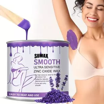 Восковые бобы с ароматом лаванды для безболезненного удаления волос – без спирта, подходят для всех типов кожи Lavender-150g