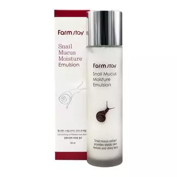 Восстанавливающая эмульсия с муцином улиткиFarmStay Snail Mucus Moisture Emulsion 150мл