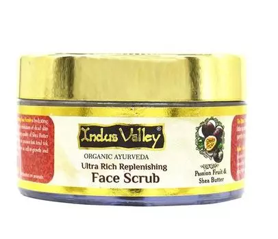 Восстанавливающий фруктовый скраб для лица (50 мл), Ultra Rich Replenishing Fruit Scrub, Indus Valley 8.8625