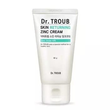 Восстанавливающий кожу цинковый крем Seedmul Dr.Trup, 60 г, 1 упаковка