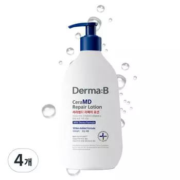 Восстанавливающий лосьон Dermaby CeraMD, 400 мл, 4 шт.