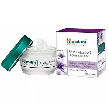 Восстанавливающий ночной крем (50 мл), Revitalizing Night Cream, Himalaya 9.4625