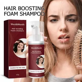 Восстанавливающий пенящийся шампунь для гладких, густых, пушистых и укрепляющих волос. Кондиционирующий шампунь 60g