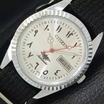 ВОССТАНОВЛЕННЫЕ МУЖСКИЕ ЧАСЫ CITIZEN AUTOMATIC 8200 JAPAN A427330-2 QRL-a427330