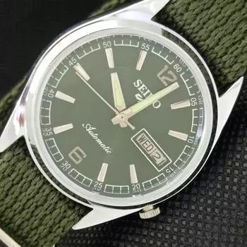 ВОССТАНОВЛЕННЫЕ МУЖСКИЕ ЧАСЫ SEIKO 5 AUTO JAPAN a311262-1 SKU593a-a311262