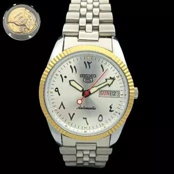 ВОССТАНОВЛЕННЫЕ МУЖСКИЕ ЧАСЫ SEIKO 5 PRESIDENT AUTOMATIC JAPAN 575b-a305150-9 SKU575b-a305150