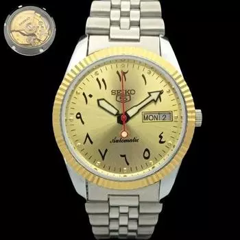 ВОССТАНОВЛЕННЫЕ МУЖСКИЕ ЧАСЫ SEIKO 5 PRESIDENT AUTOMATIC JAPAN 575b-a305220-9 SKU575b-a305220