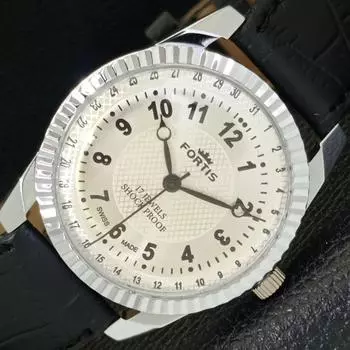 ВОССТАНОВЛЕННЫЕ ШВЕЙЦАРСКИЕ МУЖСКИЕ ЧАСЫ С РУЧНЫМ ЗАВОДОМ, СЕРЕБРИСТЫЙ ЦИФЕРБЛАТ a431662-2 R108-a431662