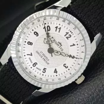 ВОССТАНОВЛЕННЫЕ ШВЕЙЦАРСКИЕ МУЖСКИЕ ЧАСЫ С РУЧНЫМ ЗАВОДОМ, БЕЛЫЙ ЦИФЕРБЛАТ a431644-2 R108-a431644