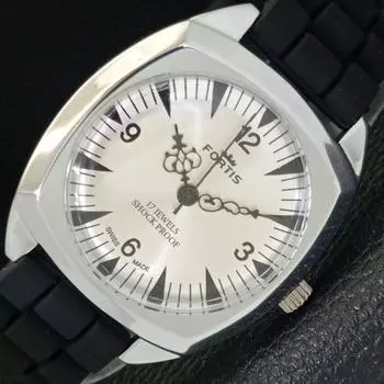 ВОССТАНОВЛЕННЫЕ ШВЕЙЦАРСКИЕ МУЖСКИЕ ЧАСЫ С РУЧНЫМ ЗАВОДОМ СЕРЕБРИСТОГО ЦИФЕРБЛАТА a431795-2 R108-a431795