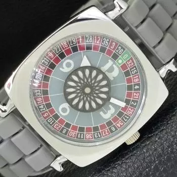 ВОССТАНОВЛЕННЫЕ ШВЕЙЦАРСКИЕ МУЖСКИЕ ЧАСЫ С РУЧНЫМ ЗАВОДОМ В СТИЛЕ АРТ-ДЕКО С СЕРЫМ ЦИФЕРБЛАТОМ a432111-2 R110-a432111