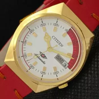 ВОССТАНОВЛЕННЫЕ ВИНТАЖНЫЕ ЧАСЫ CITIZEN AUTO 8200 ЯПОНИЯ МУЖСКИЕ D/D БЕЛЫЕ ЧАСЫ 603-a313839-9 SKU603-a313839
