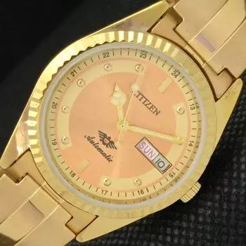 ВОССТАНОВЛЕННЫЕ ВИНТАЖНЫЕ ЧАСЫ CITIZEN AUTO 8200 ЯПОНИЯ МУЖСКИЕ D/D ЗОЛОТЫЕ ЧАСЫ 610b-a317815-2 SKU610b-a317815