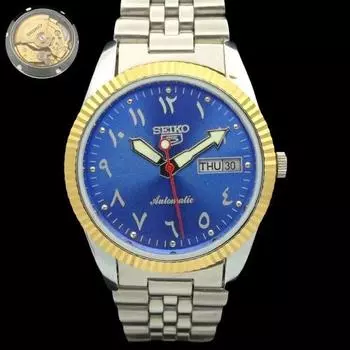 ВОССТАНОВЛЕННЫЕ ВИНТАЖНЫЕ МУЖСКИЕ ЧАСЫ SEIKO 5 AUTOMATIC PRESIDENT JAPAN a305120-2 Seiko-a305120