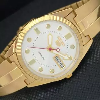 ВОССТАНОВЛЕННЫЕ ВИНТАЖНЫЕ МУЖСКИЕ СЕРЕБРЯНЫЕ ЧАСЫ SEIKO 5 AUTO 6309A ИЗ ЯПОНИИ 587b-a308638-9 SKU587b-a308638