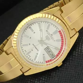 ВОССТАНОВЛЕННЫЕ ВИНТАЖНЫЕ МУЖСКИЕ СЕРЕБРЯНЫЕ ЧАСЫ SEIKO 5 AUTO 6309A ИЗ ЯПОНИИ 587b-a308590-9 SKU587b-a308590