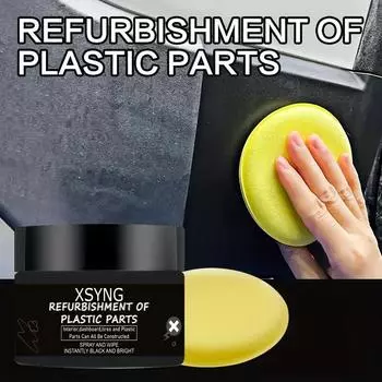Восстановитель пластика для автомобиля Возвращает черный глянец Средства для ухода за автомобилем Восстановитель пластика и кожи Покрытие для ремонта автомобиля Обновитель 5G