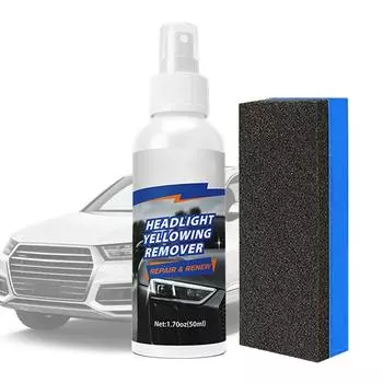 Восстановление фар Автомобильное восстановление фар Ремонт автомобильных фар Жидкость для чистки фар для автомобиля Очиститель автомобильных фар 50 ML
