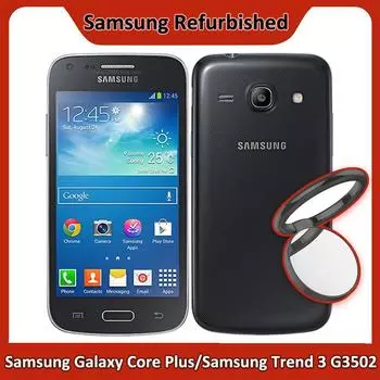 Восстановленные смартфоны Samsung Galaxy Core Plus/Samsung Trend 3 G3502 4 ГБ Мобильный телефон Android с двумя SIM-картами и сенсорным экраном и бесплатный подарок