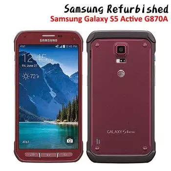 Восстановленные смартфоны Samsung Galaxy S5 Active G870A, мобильный телефон на базе Android, 16 ГБ ПЗУ, 2 ГБ ОЗУ, чрезвычайно прочный смартфон