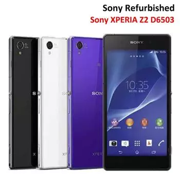 Восстановленные смартфоны Sony XPERIA Z2 D6503 3 ГБ ОЗУ 16 ГБ ПЗУ, разблокированные международные версии мобильных телефонов Android