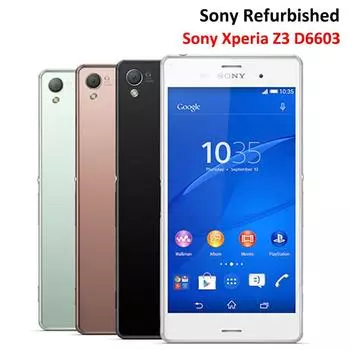 Восстановленные смартфоны Sony Xperia Z3 D6603 3 ГБ ОЗУ 16 ГБ ПЗУ, разблокированные мобильные телефоны на базе Android, международная версия