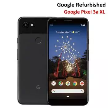Восстановленный Google сотовый телефон Google Pixel 3a XL, 4 ГБ ОЗУ, 64 ГБ ПЗУ, 6,0 дюйма
