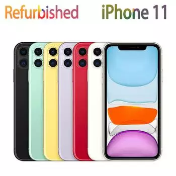 Восстановленный мобильный телефон Apple iPhone 11 4 ГБ ОЗУ 64 ГБ/128 ГБ/256 ГБ ПЗУ 64GB simple set чёрный