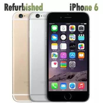 Восстановленный мобильный телефон Apple, оригинальный Apple iPhone 6, 1 ГБ ОЗУ, 16/64/128 ГБ ПЗУ 16GB simple set серый