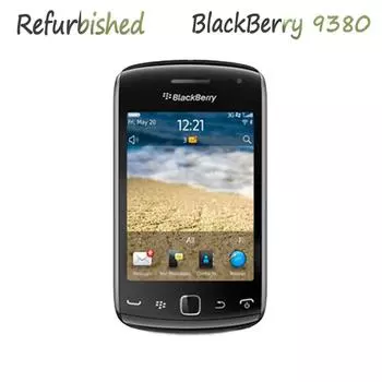 Восстановленный мобильный телефон Blackberry Curve 9380 512 RAM 512 ROM simple set чёрный