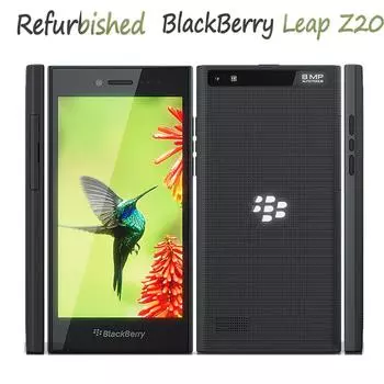 Восстановленный мобильный телефон Blackberry Leap Z20 4G NETWORK 2 ГБ ОЗУ 16 ГБ ПЗУ 8 МП 5,0 дюйма мобильный телефон сотовый телефон