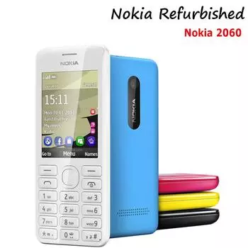 Восстановленный мобильный телефон Nokia Android 2060, мобильные телефоны с двумя SIM-картами