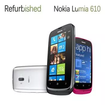 Восстановленный мобильный телефон Nokia Lumia 610 с оригинальной камерой 5 МП